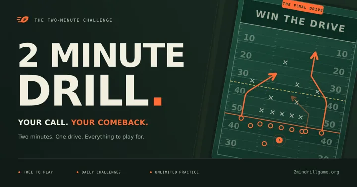 Official 2 Minute Drill Game cover.