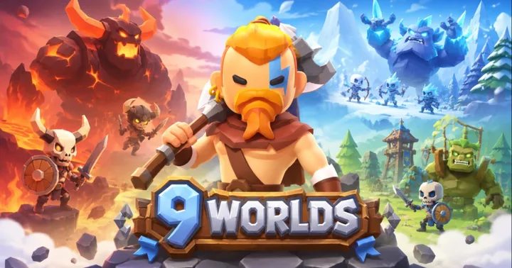 Official 9 Worlds game cover.