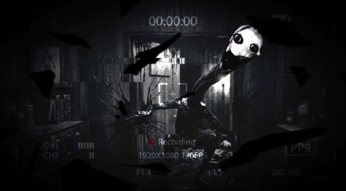 ANMU promotional artwork showing a pale-faced creature in a dark room