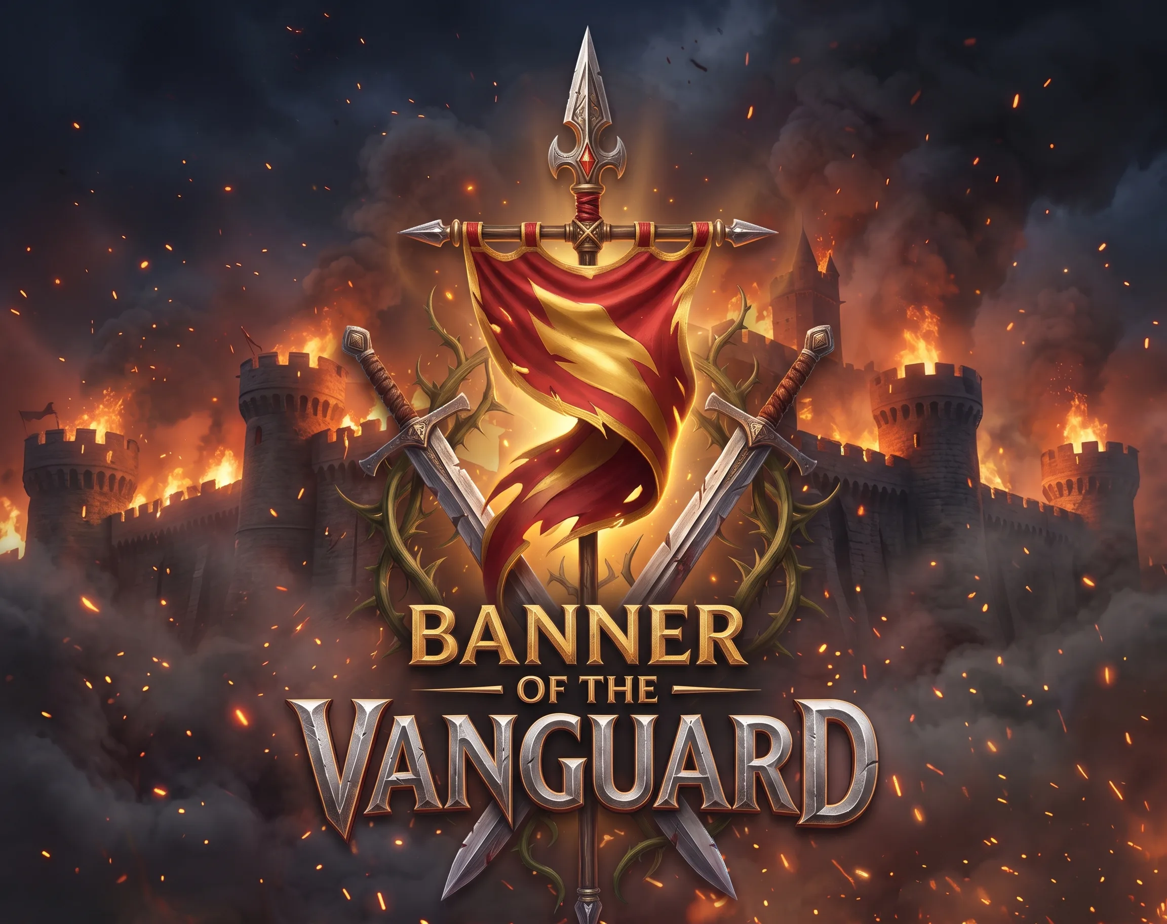 Official Banner of the Vanguard game cover.