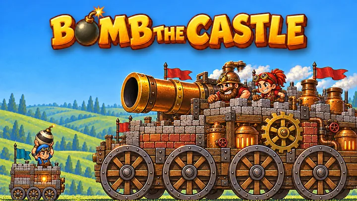Official Bomb the Castle game cover.