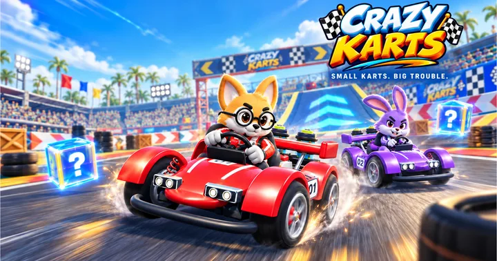 Official cover for Crazy Kart.