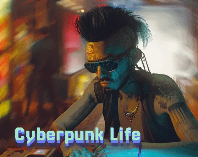 Official cover art for Cyberpunk Life