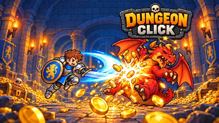 Official Dungeon Click game cover.