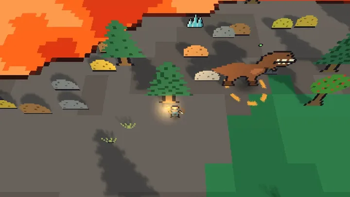 Official Escape Dino Island game cover.