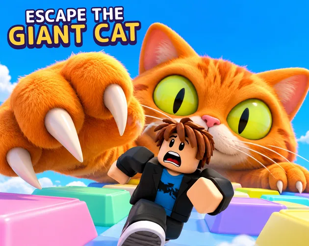 Official Escape the Giant Cat game cover.