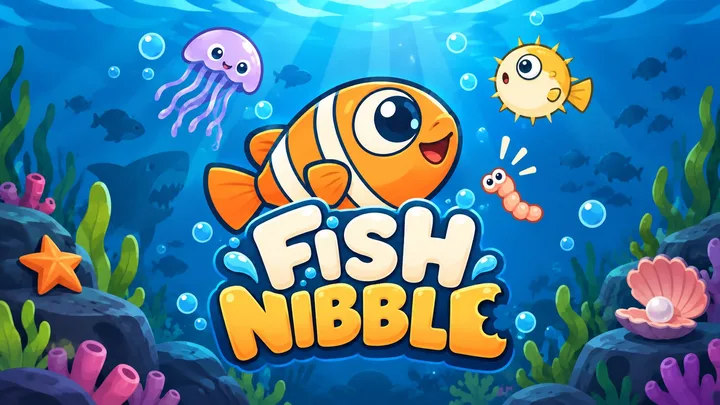 Official Fish Nibble game cover.