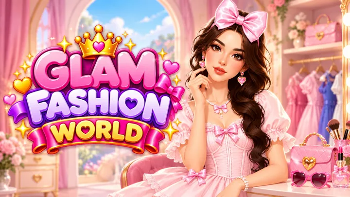Official Glam Fashion World game cover.