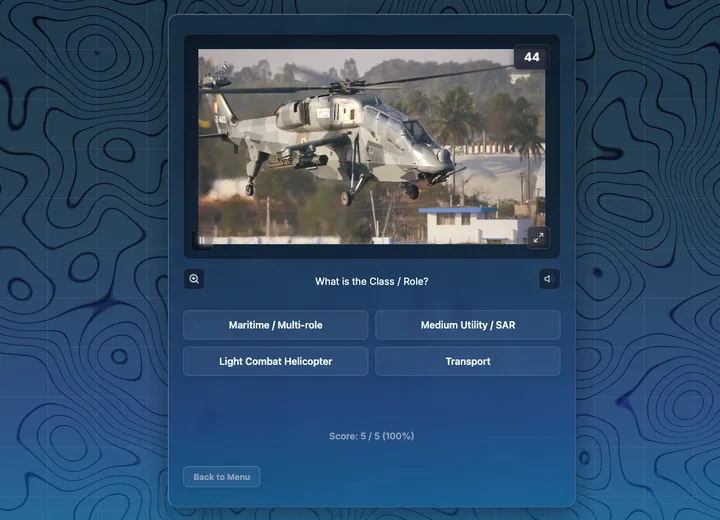 Official cover for HelicopterID - Military Helicopter Recognition Game.
