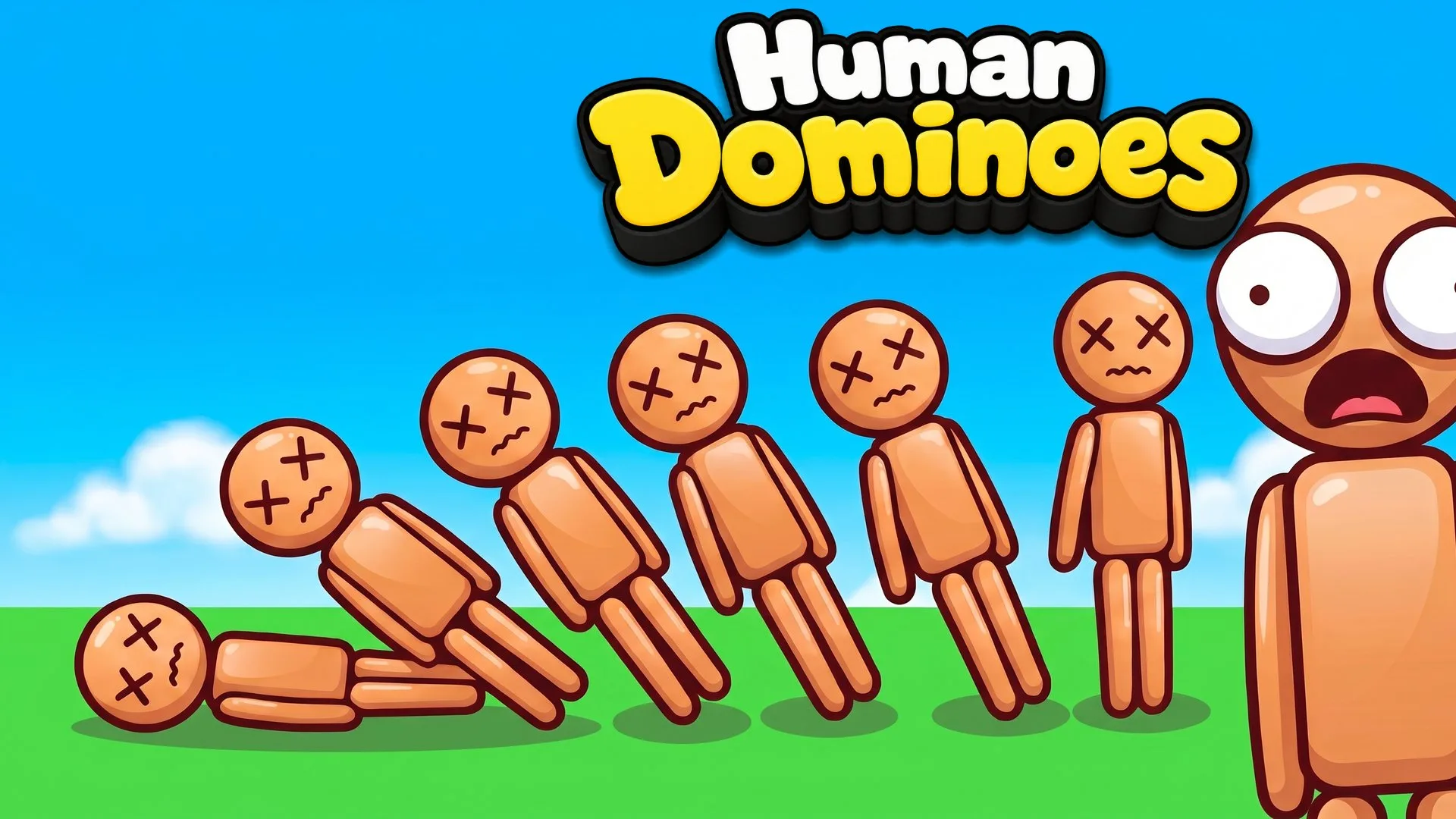 Official Human Dominoes game cover.