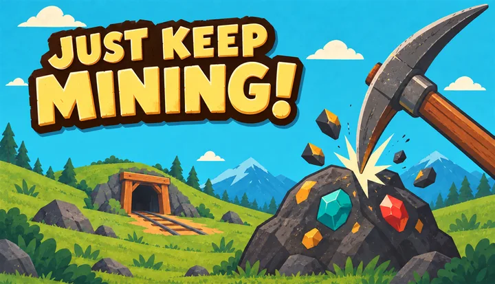Official cover image for Just Keep Mining Demo.