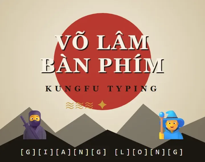 Official cover for Kungfu Typing.