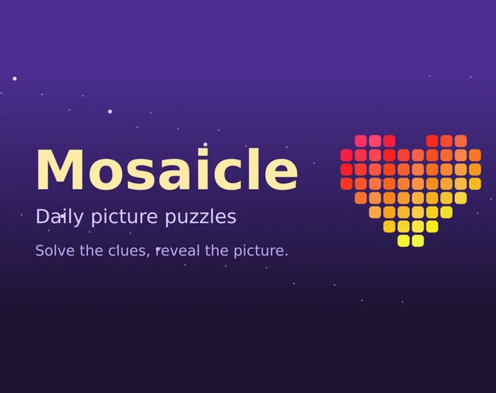Official cover for Mosaicle.
