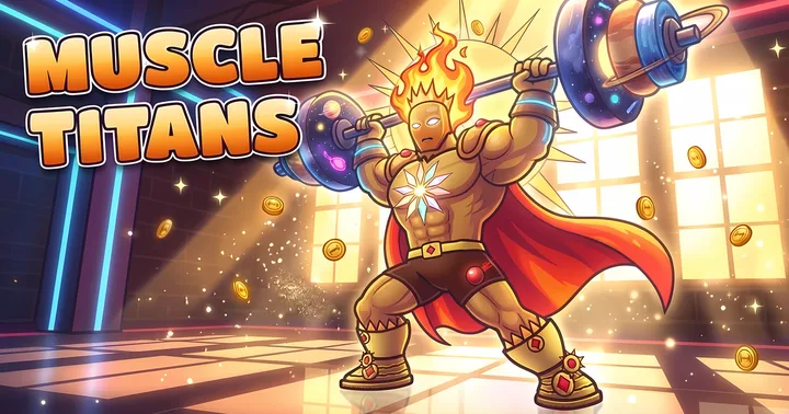 Official Muscle Titans game cover.