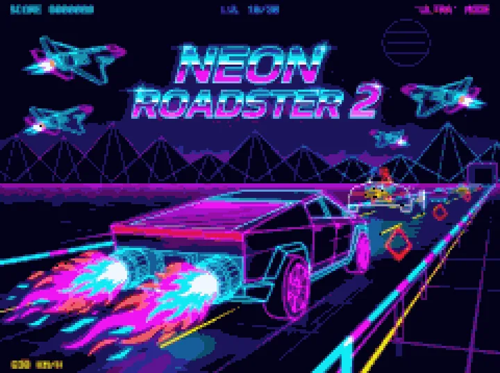 Official cover for NEON ROADSTER: VOID RUNNER 2.