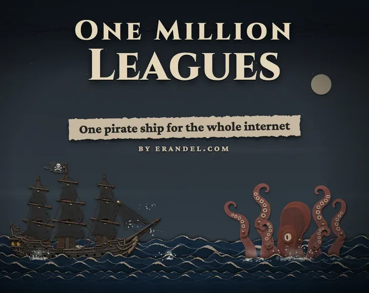 Official cover image for One Million Leagues.