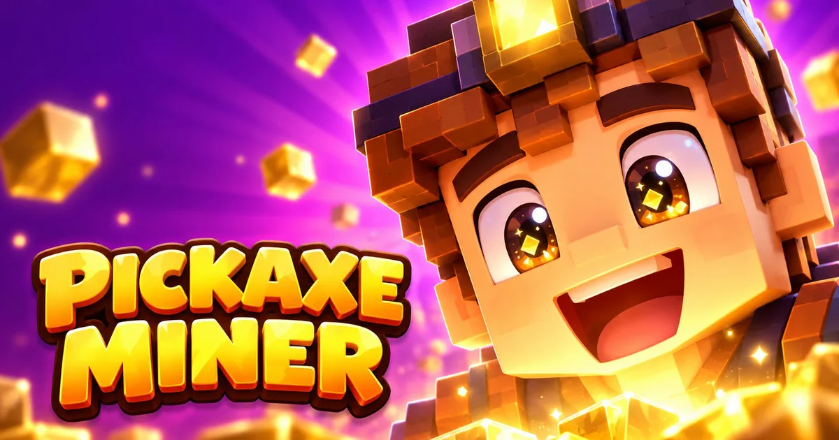Pickaxe 3D Idle Miner official cover art.