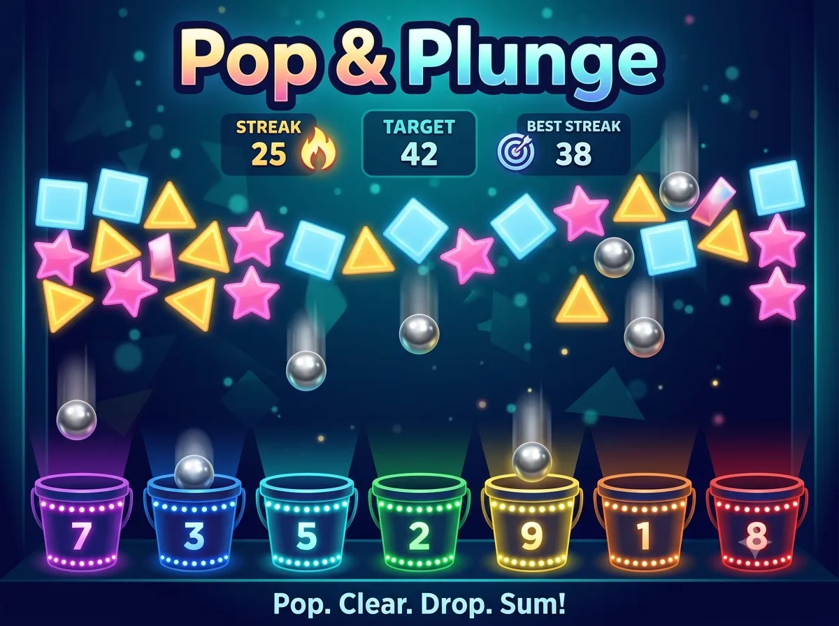 Official Pop and Plunge game cover.