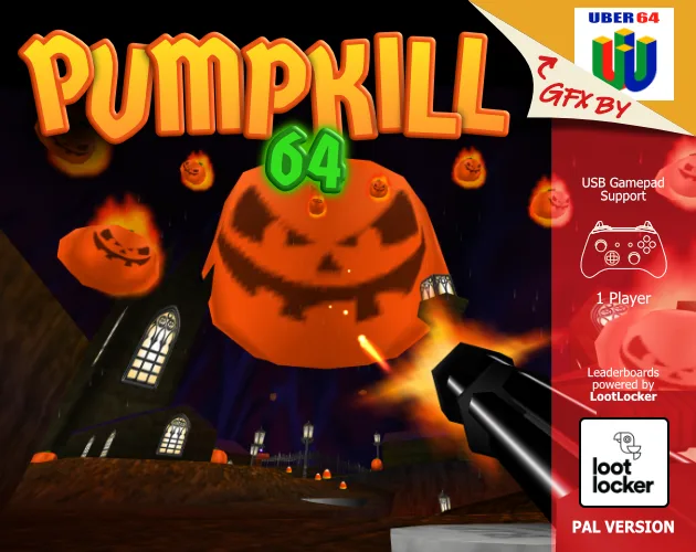 Official cover art for PUMPKILL 64