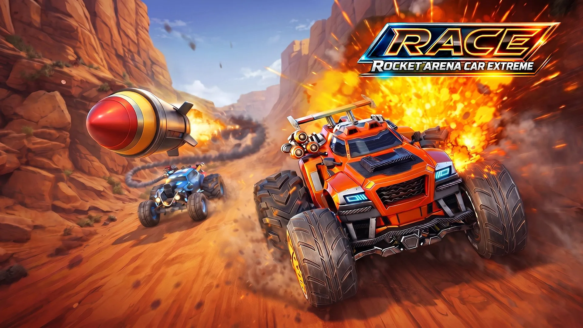 Official RACE: Rocket Arena Car Extreme cover.