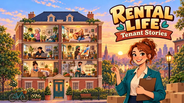 Official Rental Life: Tenant Stories game cover.