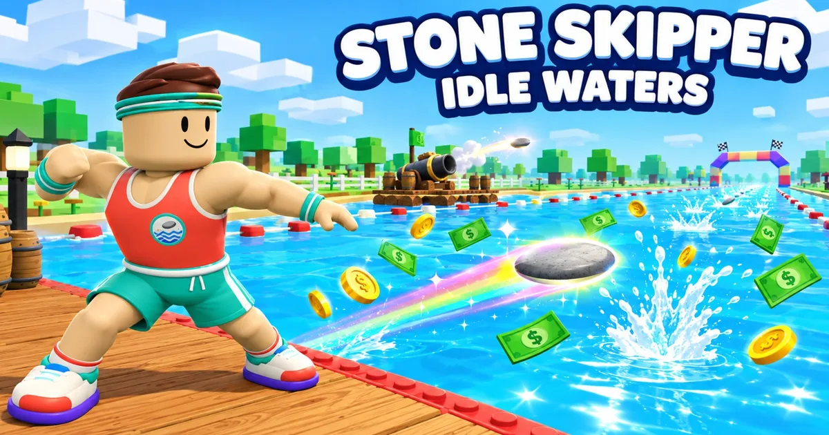 Stone Skipper: Idle Waters official cover art.
