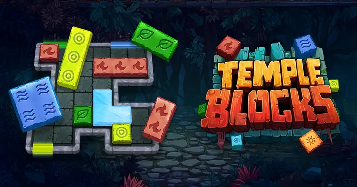 Official Temple Blocks game cover.
