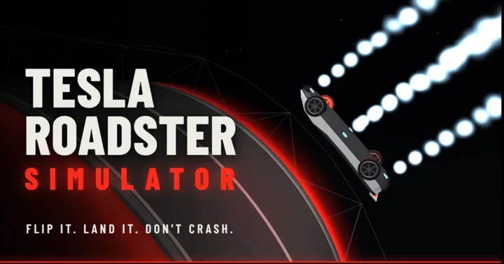 Official Tesla Roadster Simulator cover.