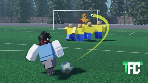 That Freekick Challenge artwork showing a curved shot around a defensive wall