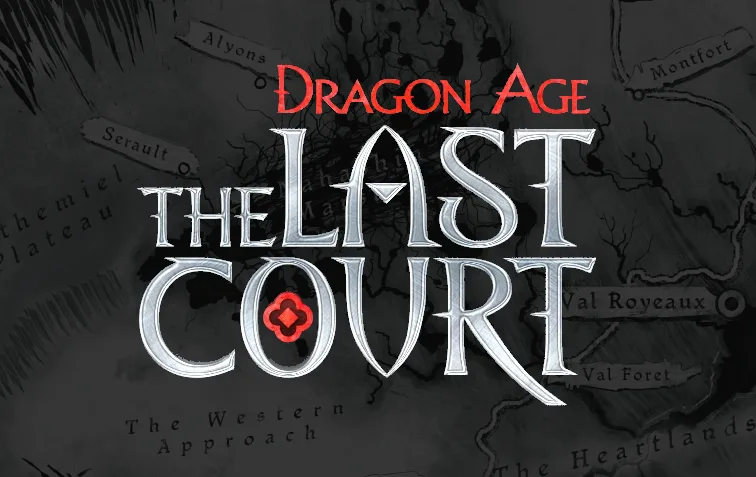 Official cover art for The Last Court: A Dragon Age Adaptation