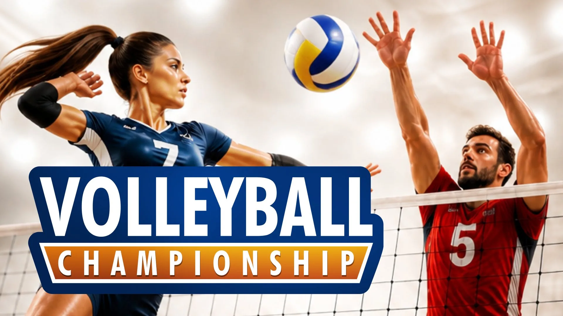 Official Volleyball Championship game cover.