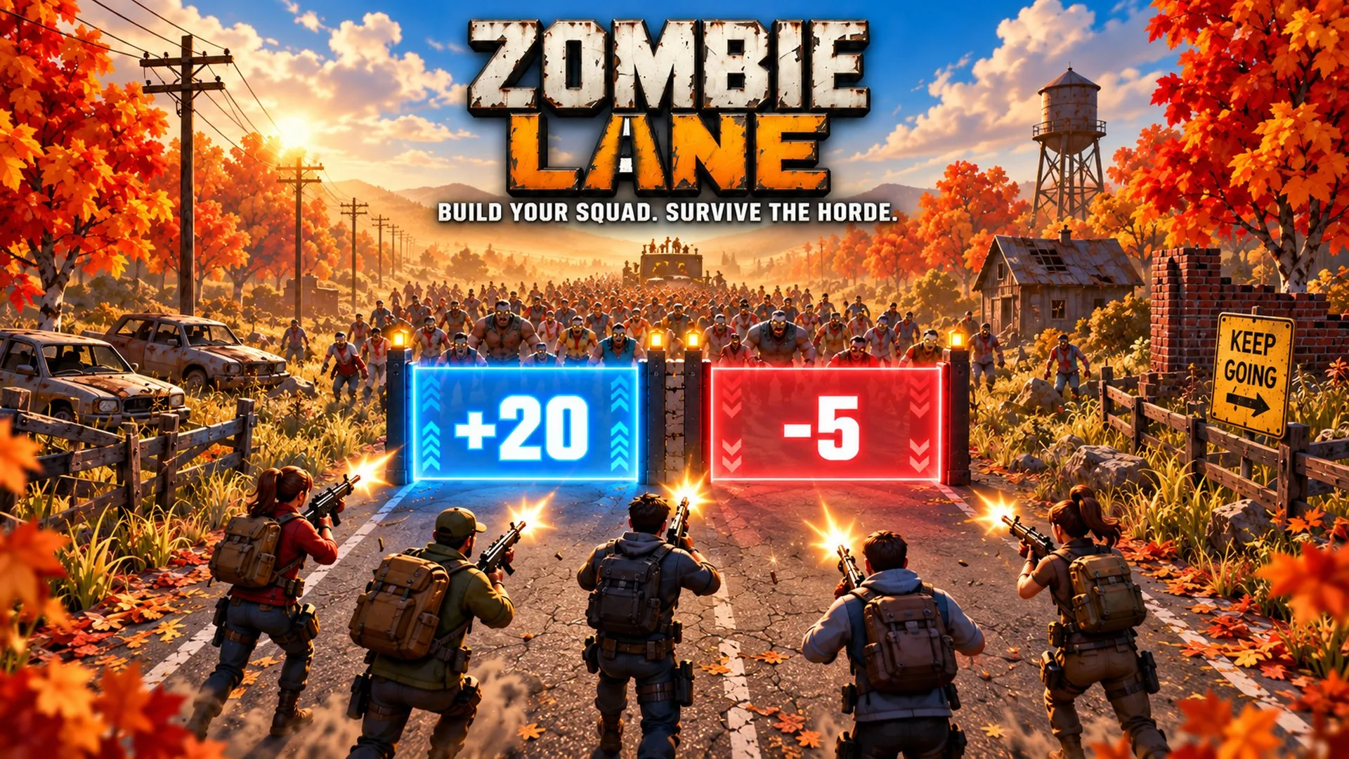 Official Zombie Lane game cover.