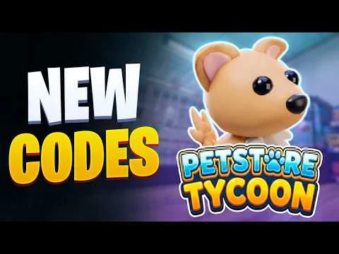 YouTube thumbnail: PET STORE TYCOON CODES [ROBLOX] *NEW* ALL WORKING CODES
